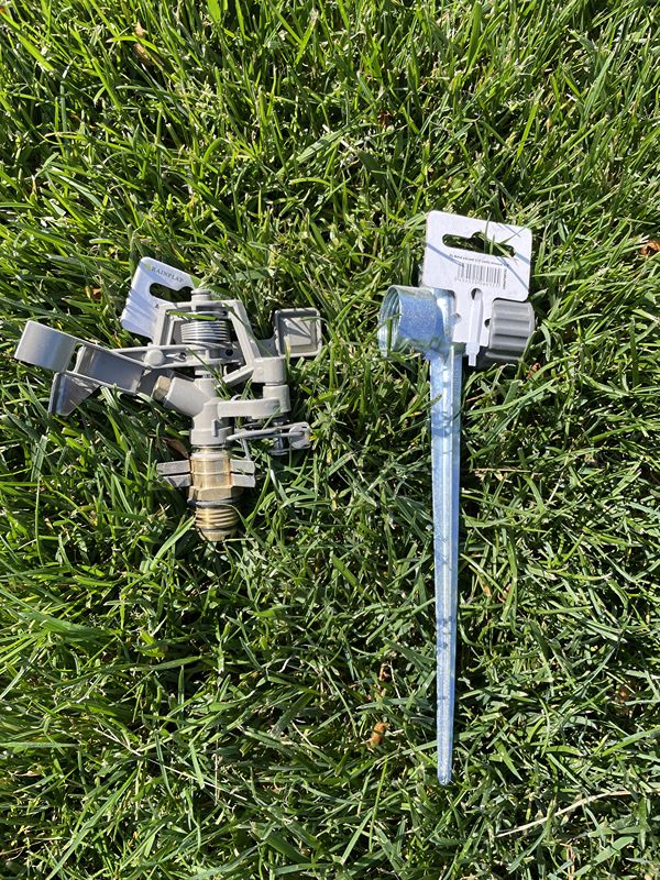 Arroseur sur pic métal